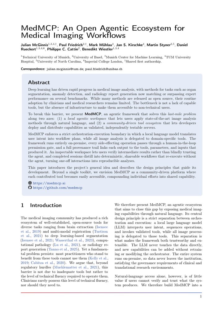 Page 1 of the MedMCP preprint